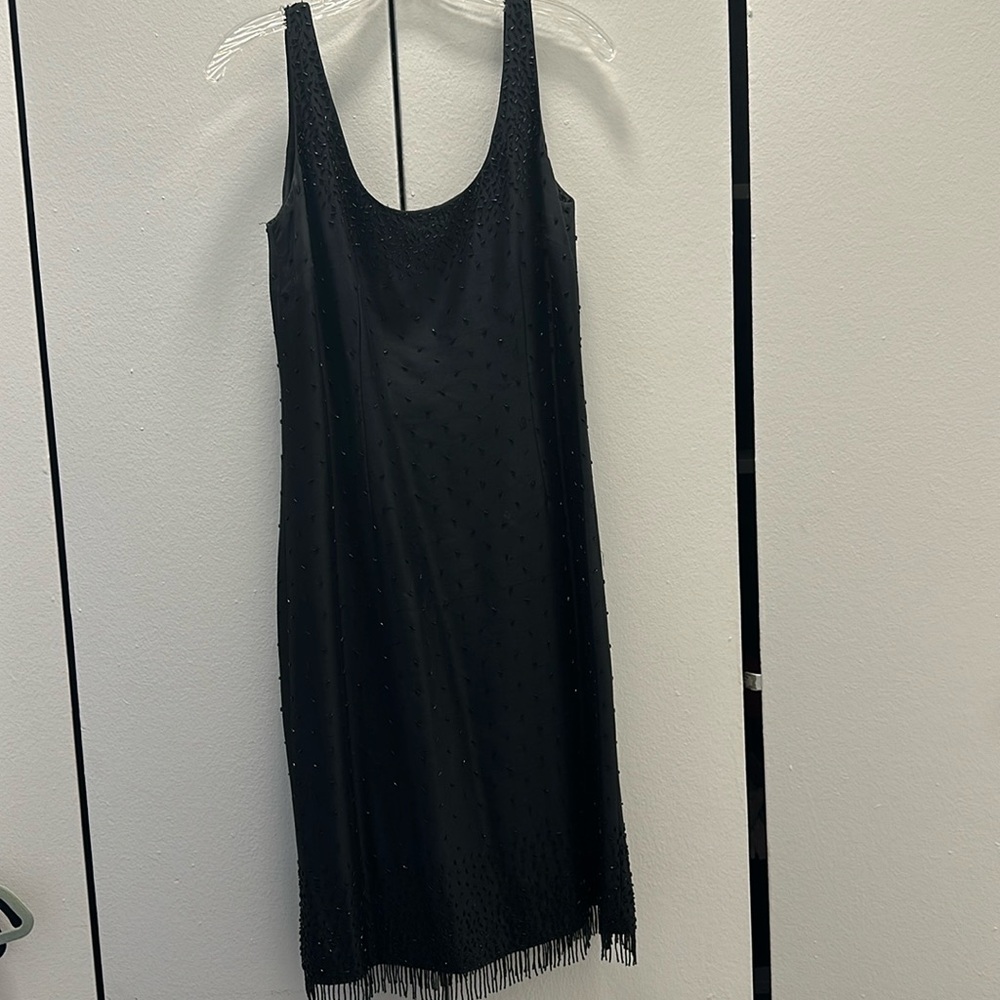 VINTAGE Ann Taylor Beaded Cocktail Dress in US 6